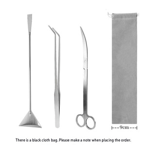 Bồn tắm bằng thép không gỉ nhà máy thủy sản cắt tỉa công cụ hồ cá cảnh quan kéo bộ - Product Image 6