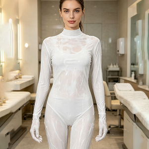 Combinaison intégrale à membrane avec fermeture éclair, couvrant entièrement les bras et les jambes, étanchéité parfaite pour éviter les fuites pendant les soins <span class=keywords><strong>SPA</strong></span> - Product Image 1