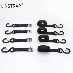 Liniu 사용자 정의 1 인치 캠 버클 타이 다운 래싱 스트랩 스프링 S 후크 래칫 타이 다운 루프 스트랩 - Product Image 4