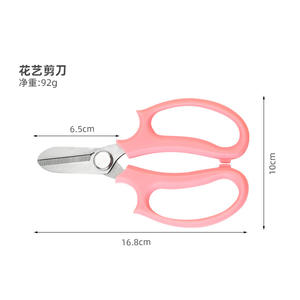 Tijeras de podar de acero inoxidable con cabezal redondo para ramas y arte floral, herramientas de jardín, color azul, fabricadas en Yangjiang. - Product Image 2