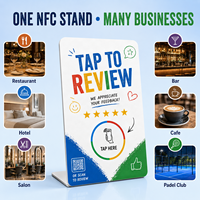 Tarjeta NFC con Código QR Personalizada en Italiano para Reseñas de Clientes de Vorx Tech con Respuesta Rápida a las Reseñas de Google