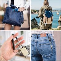 Ewang Ressorts Hélicoïdaux Porte-clés Bobine Cordon Porte-clés Lanière pour Portefeuille