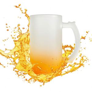 Mug mat givré de 16 oz pour impression par sublimation, impression par transfert thermique, dégradé de couleurs, coloré, entrepôt américain, livraison gratuite - Product Image 4