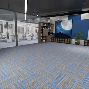 Baldosas de Alfombra Comerciales de PP Impermeables, Antideslizantes, para Uso en el Hogar y la Oficina, Diseño Moderno - Product Image 1