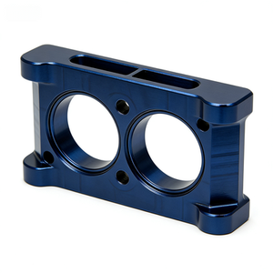 Componente de Montaje de Rodamientos de Aleación de Aluminio con Base de Doble Orificio, Mecanizado CNC Personalizado para Dispositivos Industriales - Product Image 5