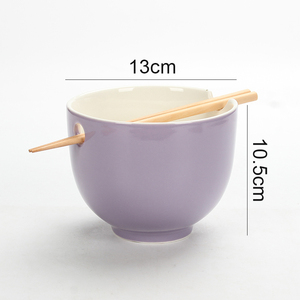 Ramen-cuenco <span class=keywords><strong>de</strong></span> cerámica <span class=keywords><strong>de</strong></span> estilo japonés para <span class=keywords><strong>arroz</strong></span>, fideos, picar, palos, juego <span class=keywords><strong>de</strong></span> cuencos para <span class=keywords><strong>sopa</strong></span> y palillos, personalizado - Product Image 2