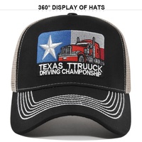 Gorra Trucker de Texas Bordada Personalizada al por Mayor, con Frente de Espuma y Malla, Cierre Ajustable, Gorra de Campeonato de Conducción Unisex para Hombres y Mujeres, OEM
