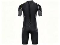 Combinaisons de plongée pour hommes en néoprène premium 2 mm avec fermeture éclair dorsale, idéales pour la pêche sous-marine, le snorkeling, le surf, le canoë et la plongée sous-marine