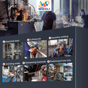 Lames de <span class=keywords><strong>scie</strong></span> à ruban bimétalliques blanches M42 HSS soudées à haute fréquence, pressées à chaud, pour la découpe de l'acier C45, OEM industriel, modèle 2850 2450 - Product Image 3