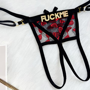 2025 новые сексуальные трусики с вышивкой в форме сердца - Product Image 3