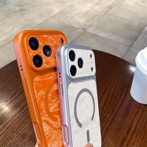 เคสโทรศัพท์มือถือหนัง PU แบบแม่เหล็กสำหรับ iPhone 17 13 14 15 16 Pro Max พร้อมปุ่มสัมผัสกล้อง ป้องกันด้านหลัง ขายส่ง - Product Image 4