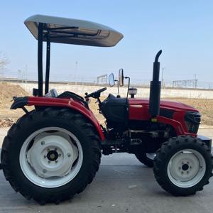 Tractor rojo 4x4 con transmisión por engranajes para uso agrícola, alto nivel de seguridad - Product Image 3