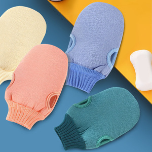 Strong exfoliating bath towel, double-sided <b>back</b> <b>scrubber</b>, bath mitt, exfoliating bath towel. - Product Image 2