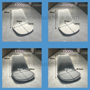 Nhà Hàng Ghế Trung Quốc Nhà Sản Xuất Giá Rẻ Nhựa Bàn Ghế Scandinavia Bọc Ghế Ăn Với Chân Gỗ - Product Image 2