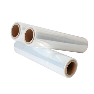 Cuộn màng bọc co giãn thủ công của nhà máy Trung Quốc, chất liệu LLDPE & PE, bao bì mềm, chống ẩm, giá rẻ, màng nhựa nhỏ - Product Image 2