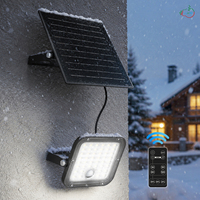 Lampu Sorot Nirkabel Tenaga Surya Real Data 10w/30w/60w/80w, Lampu LED Sensor Tenaga Surya dari Senja hingga Fajar, Lampu Jalan Luar Ruangan