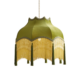 Cổ Điển Ánh Sáng Sang Trọng Nhung Đèn Chùm Tua Pháp Phong Cách Mỹ Phòng Ăn Phòng Khách Đèn Cho Phòng Ngủ Nghiên Cứu Có Sẵn Trung - Product Image 5