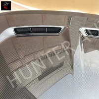 Capot moteur en fibre de carbone véritable style SVR pour Range Rover Sport L494 2014-2020, capot en fibre de carbone véritable sèche