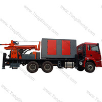 Chine Portable Remorque Forage Eau Puits Foreuse Camions Plate-forme De Forage Rotative 200m