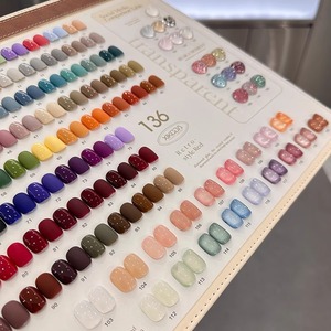 Set de 136 Colores de <span class=keywords><strong>Gel</strong></span> para Uñas, Esmalte de Uñas UV de Resina Ecológica de Larga Duración, <span class=keywords><strong>Gel</strong></span> Popular de Salón para Promoción de Clientes y Compras Grupales Huasheli - Product Image 5