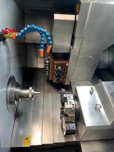 Prcs CK46-3 + 3 cao cứng nhắc Con lăn tuyến tính đường sắt Y trục CNC Lathe 8 trạm tháp pháo quay phay Composite máy điện mới đầu" - Product Image 4