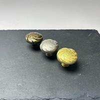 Boutons de meuble ronds texturés vintage en alliage de zinc, poignées à trou unique pour armoires de cuisine, tiroirs, placards et salles de bain