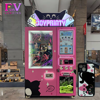 Mesin Cetak Casing HP Otomatis Profesional Terlaris Funvending I3200 Print Head CMYK+W Warna Kustom
