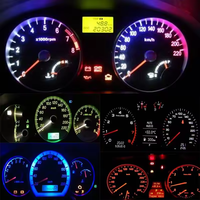 Voiture 1SMD COB T3 T4.2 T4.7 DC 12V LED Indicateur lumineux Tableau de bord Wedge Intérieur Lampe