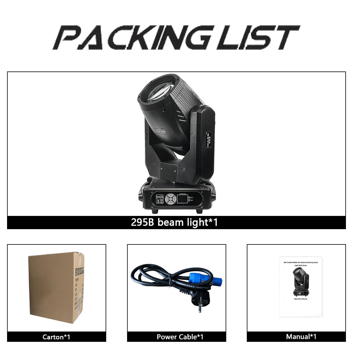 Tête mobile RZ--295W