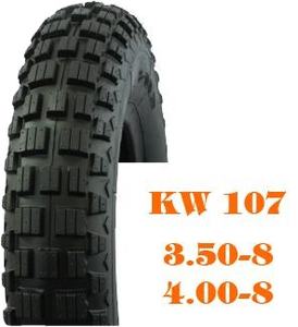 Nouveau pneu et chambre à air pour brouette KUMA 350-8/400-8, certifié ISO9001, garantie 6 mois - Product Image 2