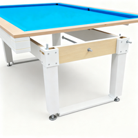 Vente directe usine – Nouvelle table de billard 9 pieds sur mesure pour la maison, avec poches en cuir et rails en bois massif, qualité tournoi, pour snooker et billard.