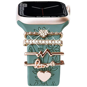 Nuovo stile orologio ciondoli anello per <span class=keywords><strong>Apple</strong></span> <span class=keywords><strong>Watch</strong></span> Band anello di amore decorativo per <span class=keywords><strong>Apple</strong></span> <span class=keywords><strong>Watch</strong></span> <span class=keywords><strong>accessori</strong></span> - Product Image 1