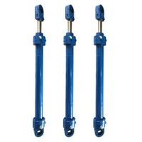 Cylindre hydraulique télescopique personnalisé à 4 étages pour échelle de camion de pompiers, petite commande ODM