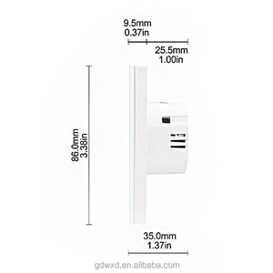 单火零火通用智能开关电脑材料4路WIFI磁性保持触摸欧洲/英国监管Zigbee - Product Image 6
