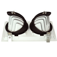 Square COB Gimbal LED Tersembunyi Down Light Adjustable Jasa Pasang Downlight