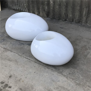 <span class=keywords><strong>Pot</strong></span> de Fleur en Ciment Style Pierre Douce et Tendance, Haut de Gamme, Simple, pour Plantes Vertes Intérieures et Extérieures - Product Image 4