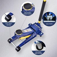 Roue professionnelle 2t 3T chariot de service de garage cric horizontal cric de sol automobile crics hydrauliques de voiture