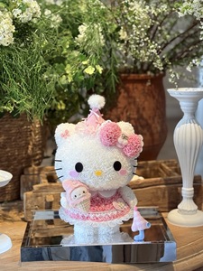 Nouveau produit arrivé : Voulez-vous déguster de la <span class=keywords><strong>crème</strong></span> glacée avec le chaton ? Boîte à fleurs <span class=keywords><strong>éternelle</strong></span>s avec un chaton mignon. - Product Image 1