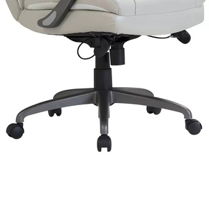 Chaises de visiteurs pivotantes réglables en hauteur en similicuir gris confortable, couleur personnalisable, <span class=keywords><strong>correcteur</strong></span> de posture réglable - Product Image 6