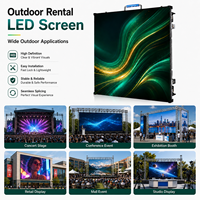 P2.976 Dış Mekan Konser LED Ekranı 500x500mm 4K IP65 Su Geçirmez 4500 Parlaklık Kiralık Video Duvar Paneli Sahne Arkası için