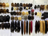 Queue de cheval à pince en cheveux humains naturels Remy double épaisseur, extension de cheveux avec pince pour femmes, vente en gros