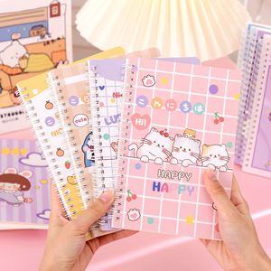 Carnet de bobine de dessin animé mignon haute valeur pratique épaissie ligne horizontale bloc-notes en gros - Product Image 3