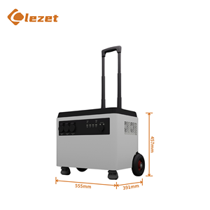 Station d'alimentation portable Lezet LiFePO4 6kW 6092Wh Panneau solaire <span class=keywords><strong>Camping</strong></span> Voiture Télévision Voiturette de golf Machine à café - Product Image 2