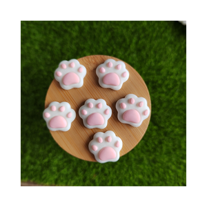 100pcs Simpatico Orso Zampa Posteriore Piana Della Resina Cabochon Kawaii Flatback Resine di Caratteri Cabochons per Archi Dei Capelli Parti Deco - Product Image 4