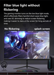 จอภาพเกมมิ่ง LCD ขนาด 27 นิ้ว 16:9 พร้อมพอร์ต HDMI จอแสดงผลแบบไวด์สกรีนสำหรับคอมพิวเตอร์ตั้งโต๊ะ - Product Image 3
