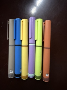 Multi Color Macaron Portable Cosmetic Magic Pen Adjustable <b>Scale</b> <b>Mini</b> Pocket Skin Care Dispensing Pen Reusable Device - Product Image 3