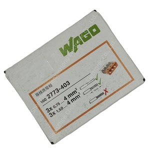 Wagos 2773 403ขั้วต่อสายแบบเร็ว2773-403 0.75mm2สีส้มใสไปยัง<span class=keywords><strong>4mm2</strong></span> wagos ขั้วต่อสายไฟแบบเร็ว2773-403 - Product Image 2