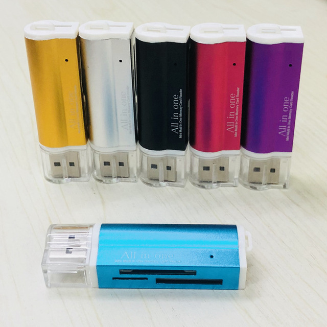 NSLikey TF SD M2 MS Card Reader Multi in One Card Reader