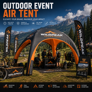 Tente gonflable CATC avec logo personnalisé, imperméable, pompe électrique, dôme d'air pour l'aventure en plein air, gazebo pour le VTT et la course à pied en montagne - Product Image 1
