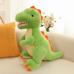Jouet en peluche T-Rex de <span class=keywords><strong>dessin</strong></span> <span class=keywords><strong>animé</strong></span> <span class=keywords><strong>dinosaure</strong></span> transfrontalier poupées en peluche jouet en peluche personnalisé cadeau décoration ornements pour enfants - Product Image 2
